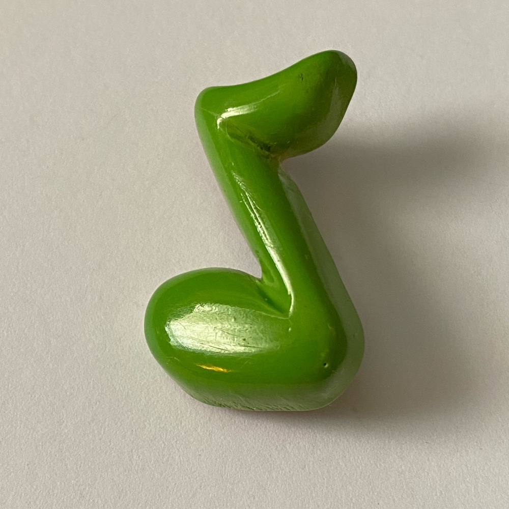 Vintage Music Note Pin / Brooch